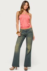 Jarli Draped Halter Top