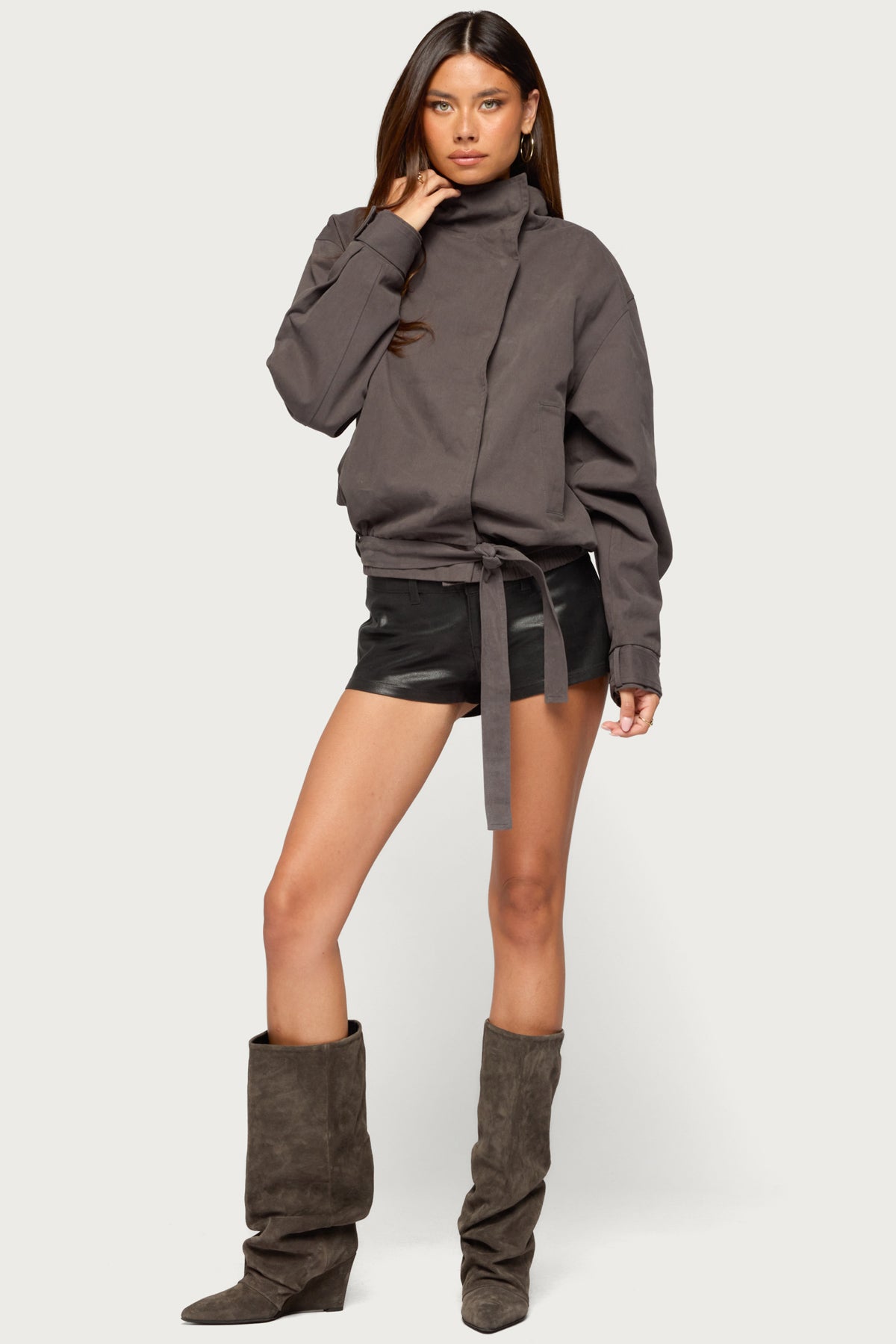 Aiza High Neck Jacket
