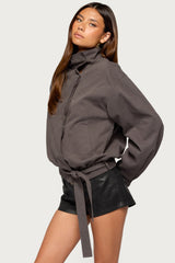 Aiza High Neck Jacket
