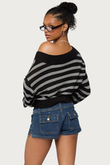 Benz Striped Knit Sweater