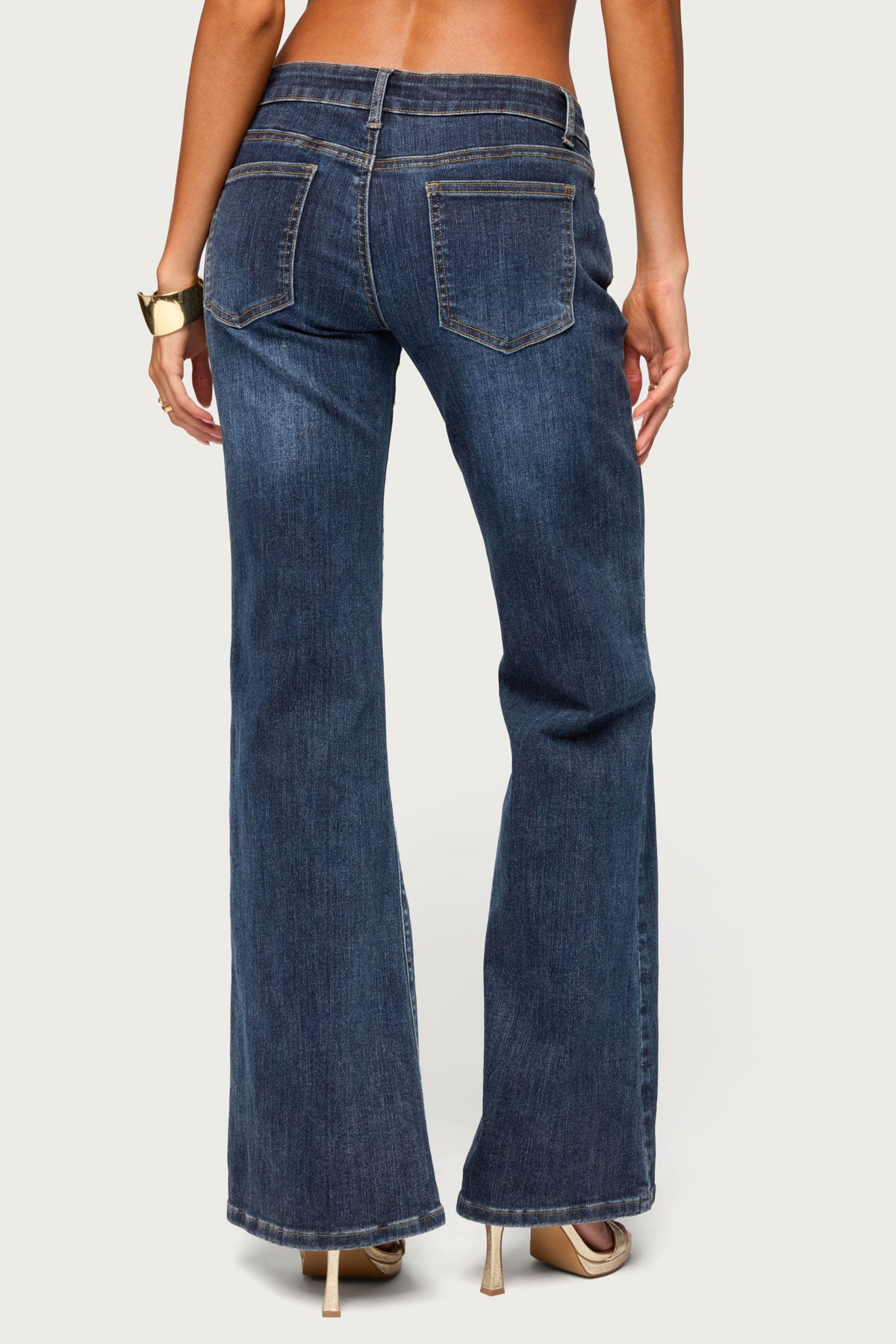 Girla Low Rise Wide Leg Jeans