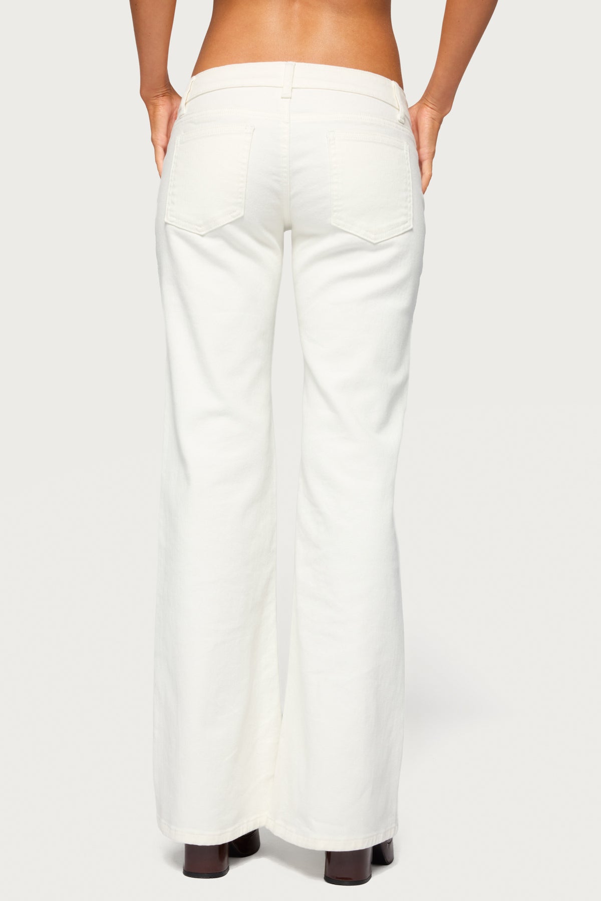 Girla Low Rise Wide Leg Jeans