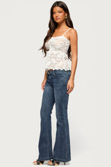 Blakelee Sheer Lace Top