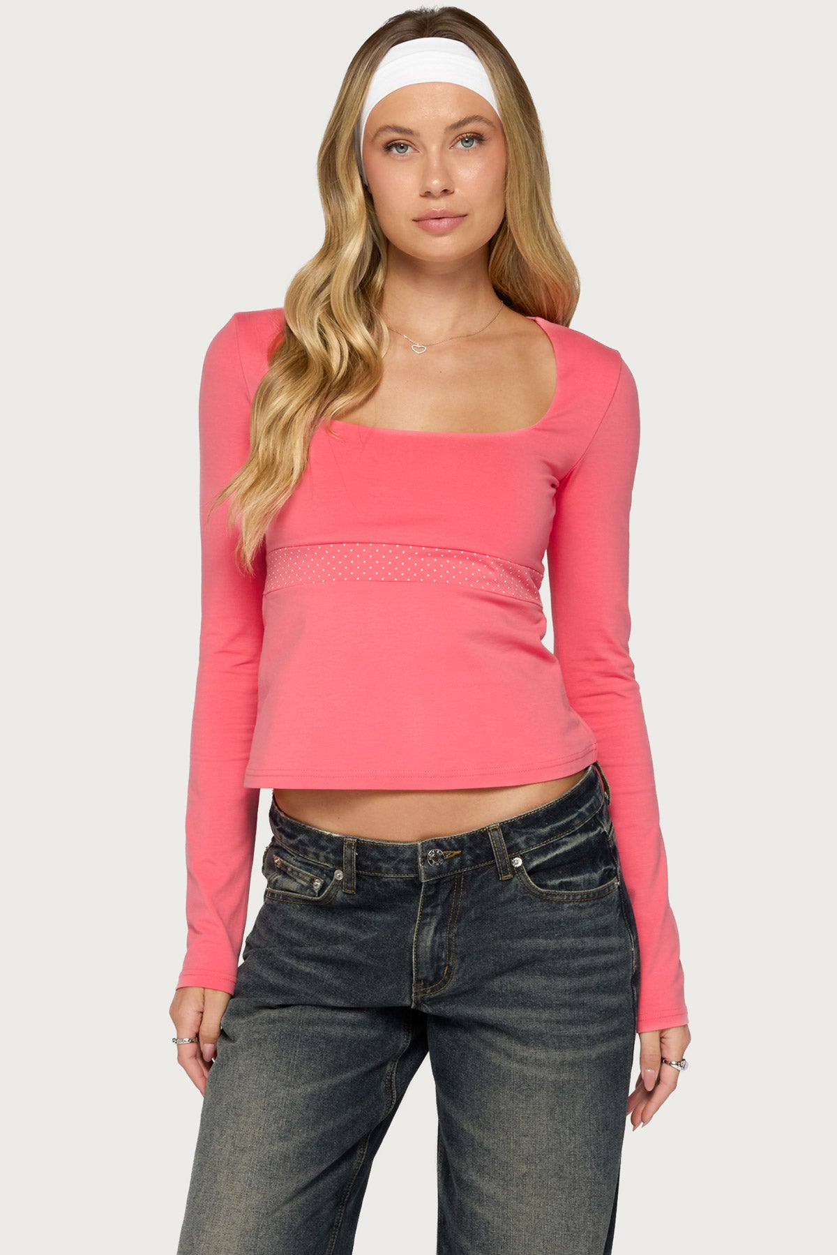 Madina Long Sleeve Babydoll Top