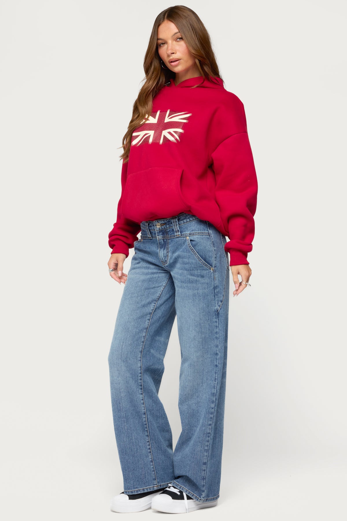 Union Jack Cheetah Print Hoodie