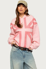 Union Jack Oversized Hoodie