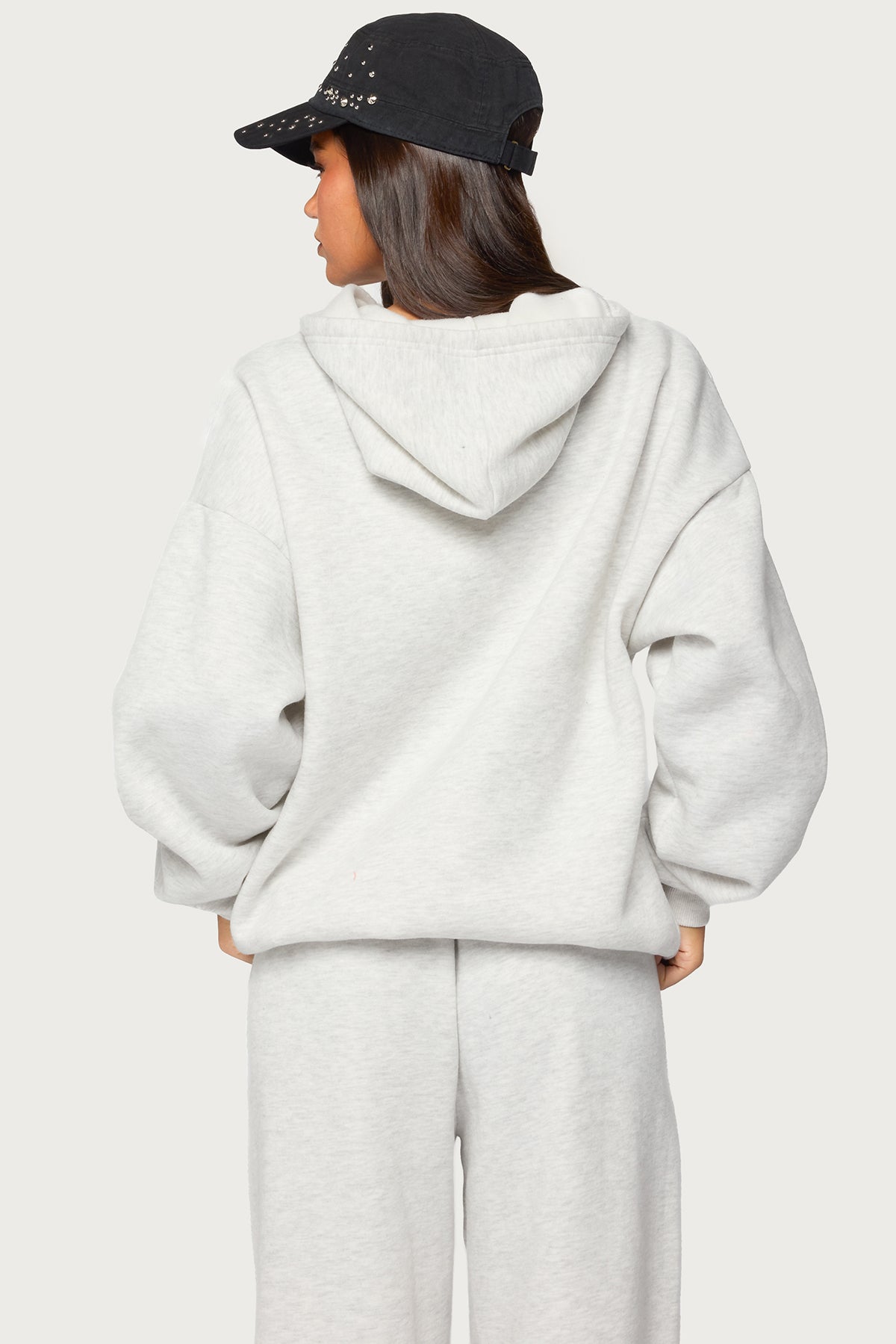 London Obsessed Rhinestone Hoodie
