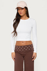 Zali Long Sleeve Crop Top