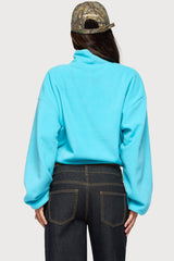 Lasha Oversized Sherpa Sweatshirt