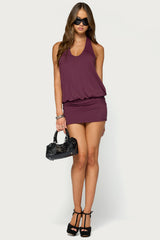 Angee Halter Mini Dress