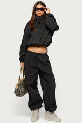 Corinne Nylon Track Pants