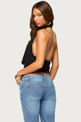 Laeva Backless Halter Top