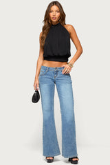 Laeva Backless Halter Top