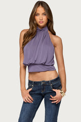 Laeva Backless Halter Top