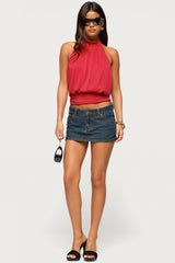 Laeva Backless Halter Top