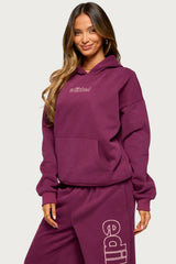 Living Edikted Embroidered Hoodie