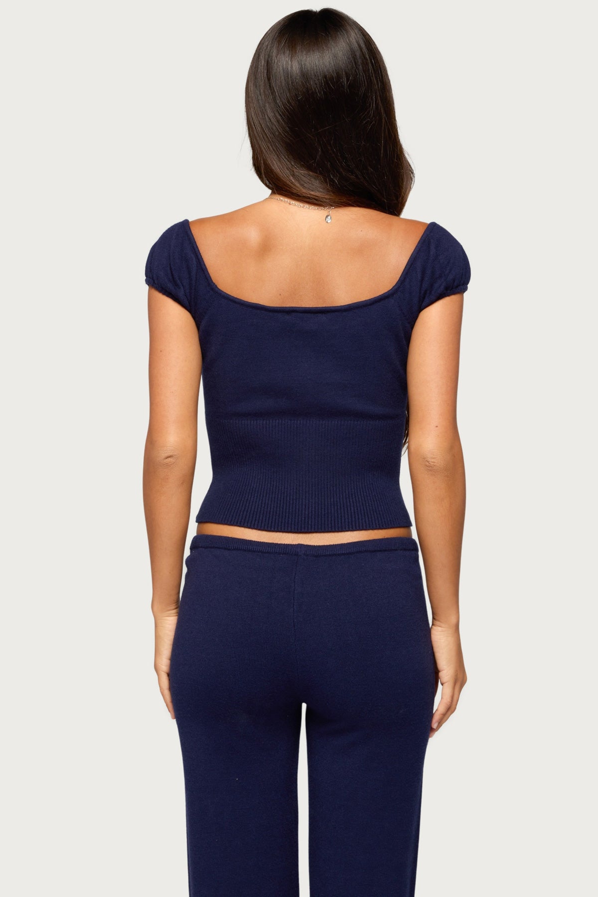 Alkira Button Up Knit Top