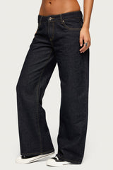 Angel Babe Low Rise Baggy Jeans
