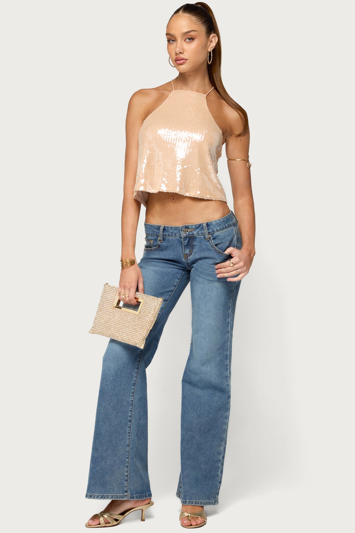 Dazz Sequin Top