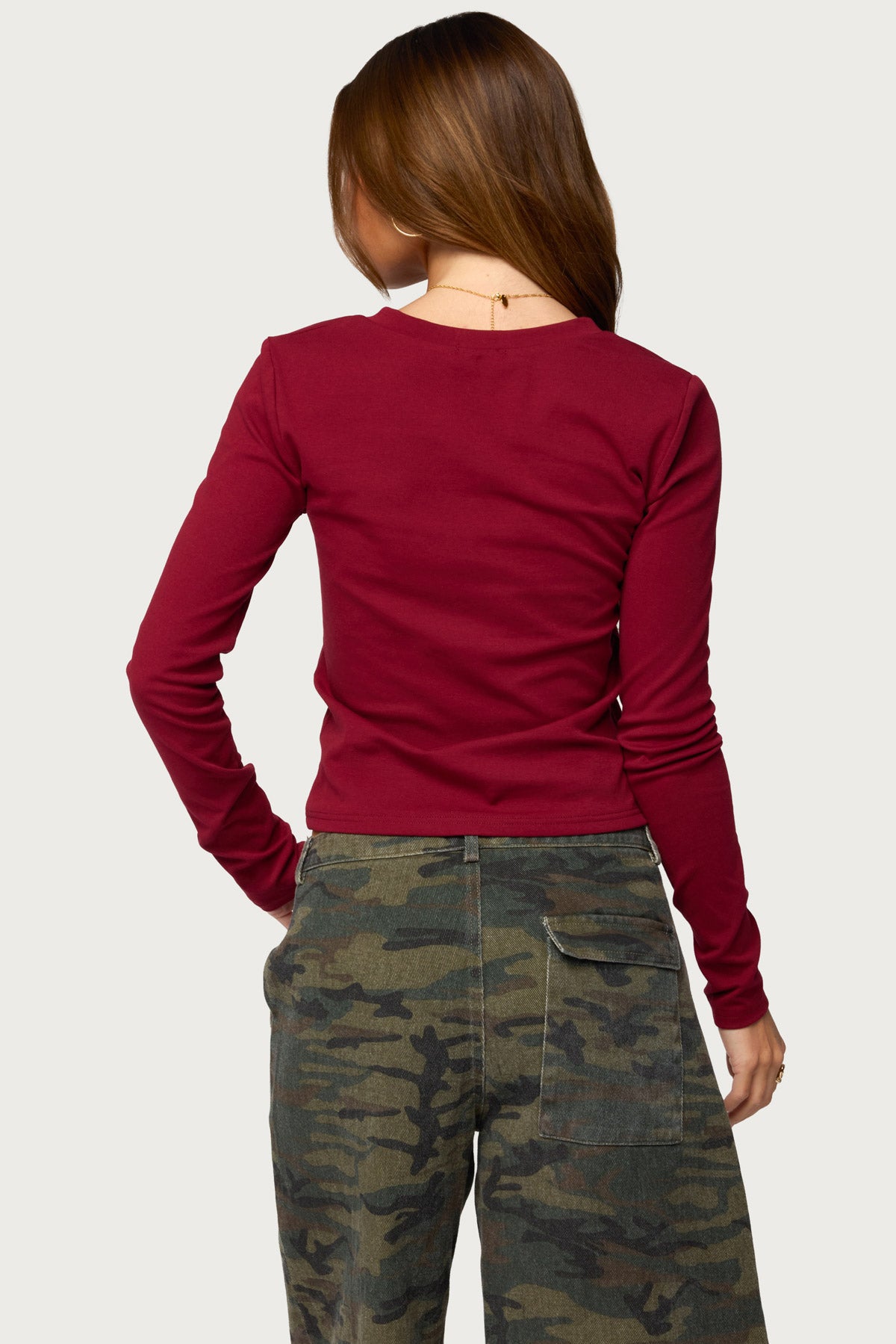 1980 Vintage V Neck Top