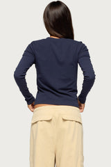 1980 Vintage V Neck Top