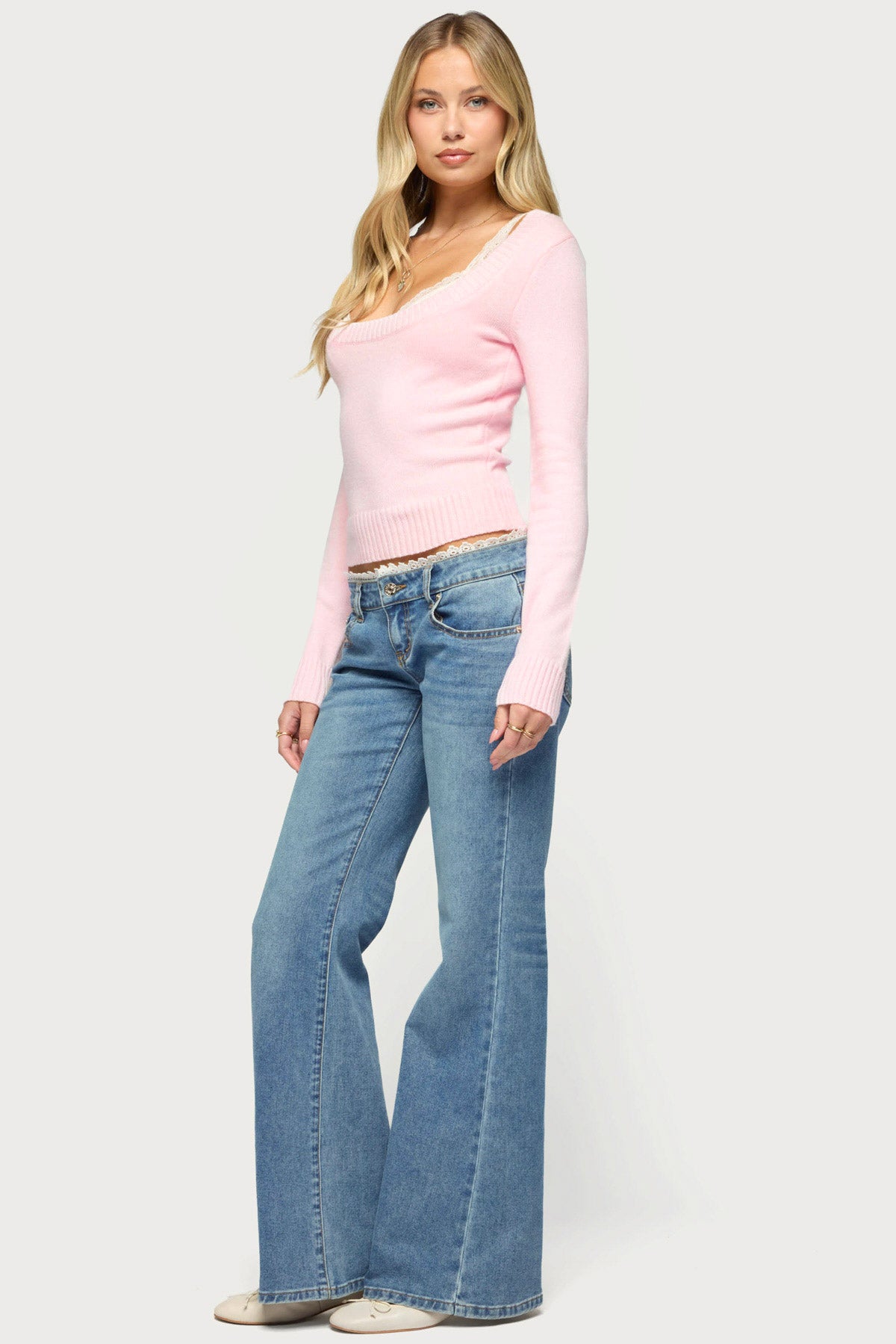Siannah Scoop Neck Knit Sweater