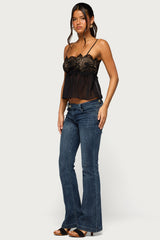 Emmalynn Chiffon Babydoll Top