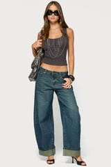 Kaiva Draped Chain Top