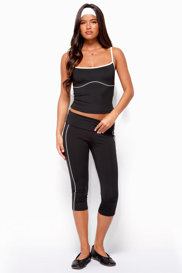 Halleigh Contrast Tank Top