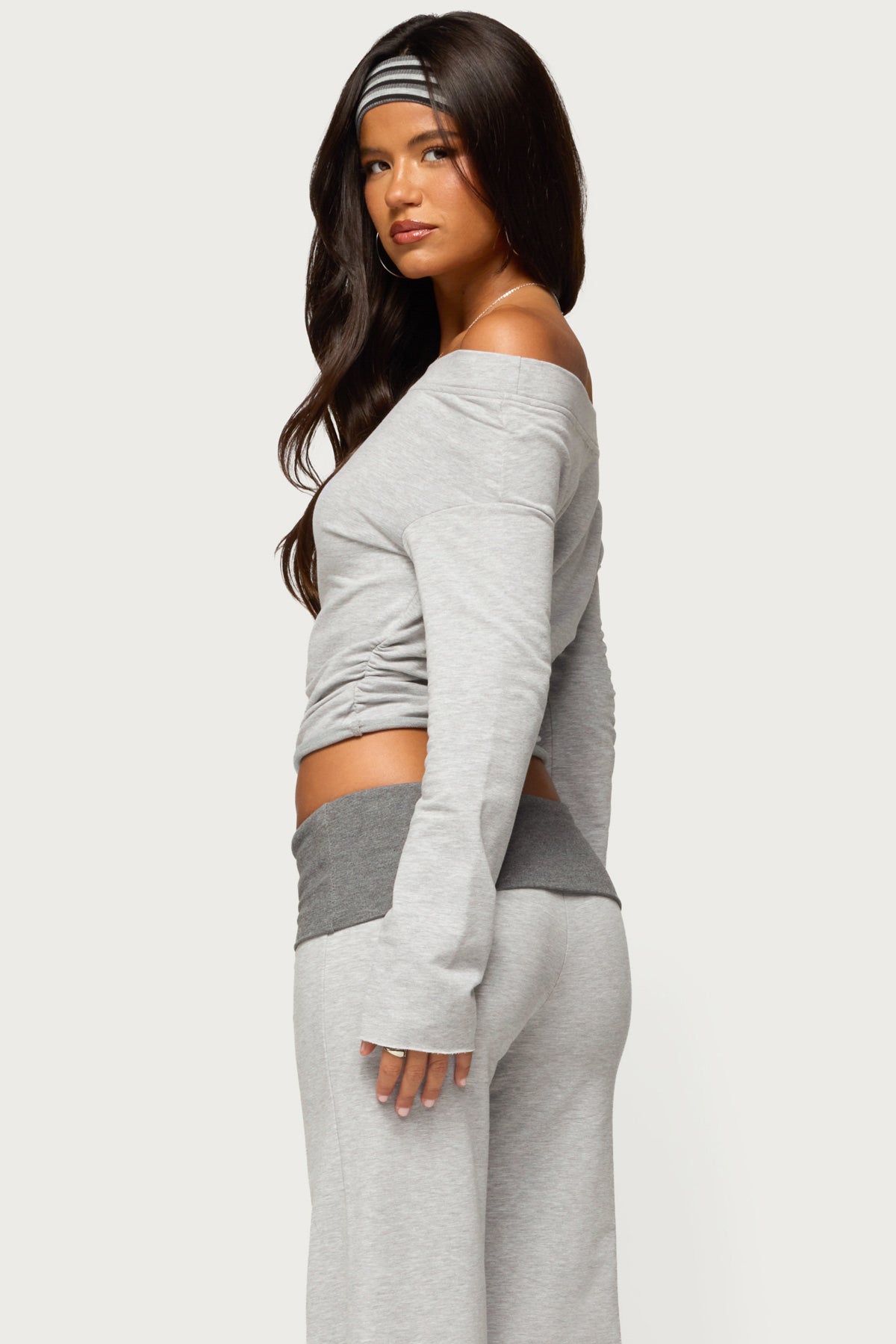 Sunnie Off Shoulder Ruched Top