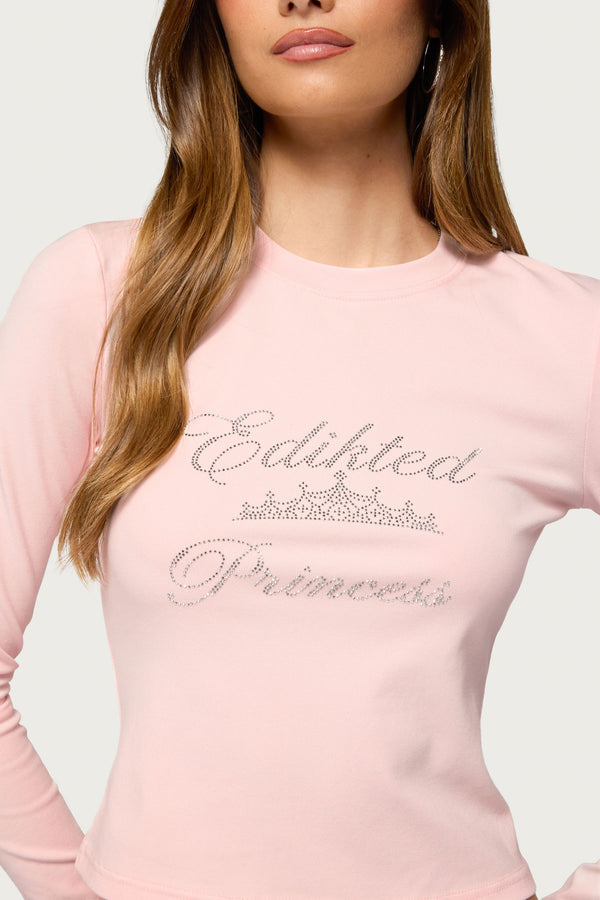 Edikted Princess Long Sleeve Top view 2