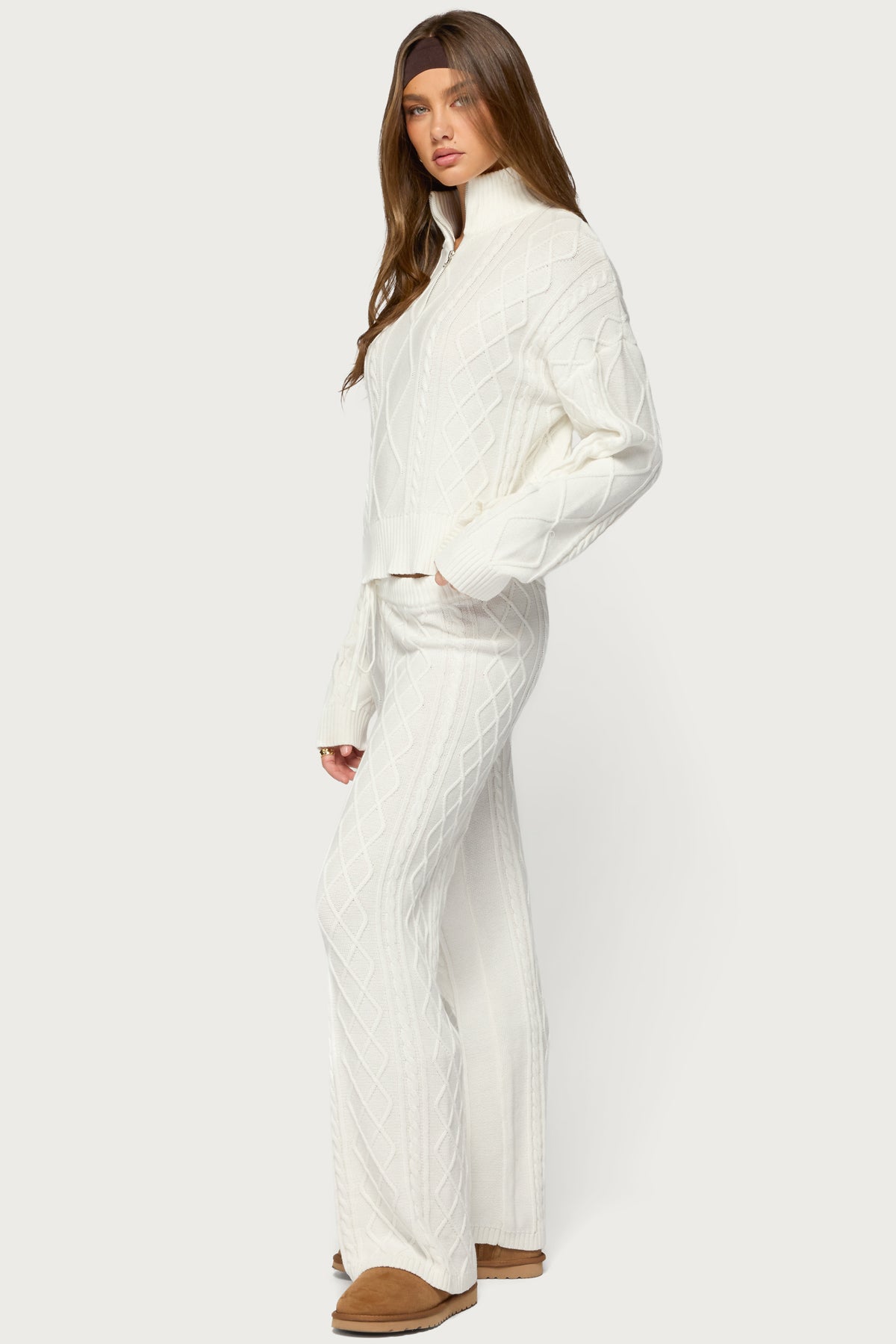 Fika Cable Knit Pants