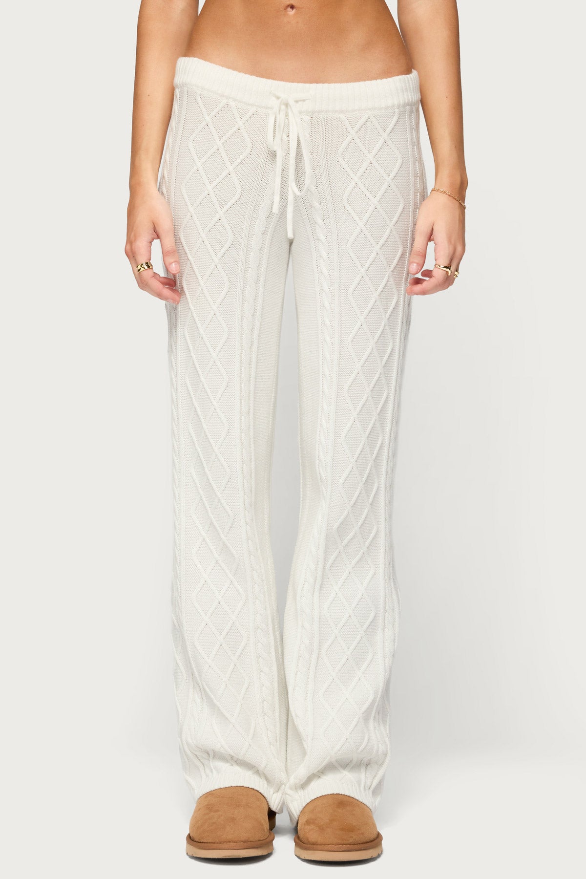 Fika Cable Knit Pants