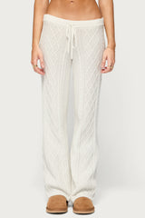 Fika Cable Knit Pants