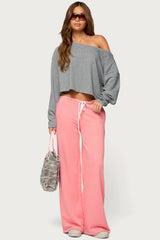 Peala Off Shoulder Long Sleeve Top
