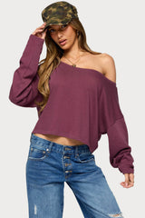 Peala Off Shoulder Long Sleeve Top