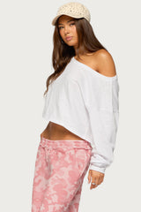 Peala Off Shoulder Long Sleeve Top