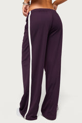 Daynah Stripey Mesh Sweatpants