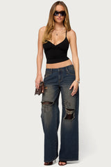 Stazzy Halter Strappy Top