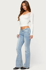 Siana Lacey Long Sleeve Top