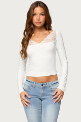Siana Lacey Long Sleeve Top