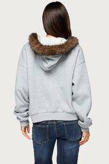 Fillah Faux Fur Hoodie