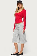 Dollys Long Sleeve V Neck Top