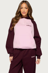 Hunner Edikted Contrast Raglan Hoodie