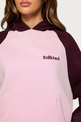 Hunner Edikted Contrast Raglan Hoodie
