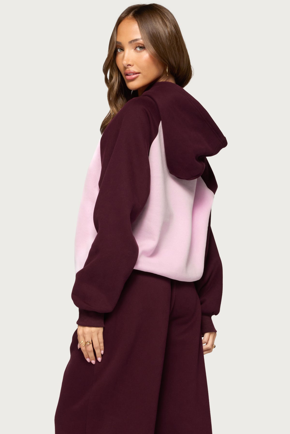 Hunner Edikted Contrast Raglan Hoodie