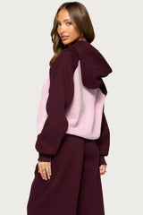 Hunner Edikted Contrast Raglan Hoodie