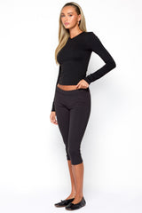 Buno Active High V Neck Top