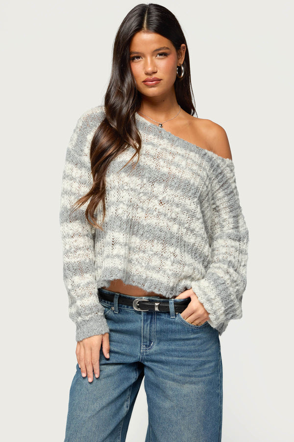 Lanel Varigated Striped Sweater view 1