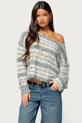 Lanel Striped Knit Sweater